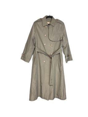 Vintage Daniel Hechter Long Lightweight Classic Belted Trench Coat, size 10